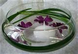 Glass Lily Bowl