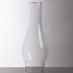 Clear Glass Chimney Vase or Candle Holder