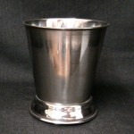 5 1/4inch tall silver tapered vase
